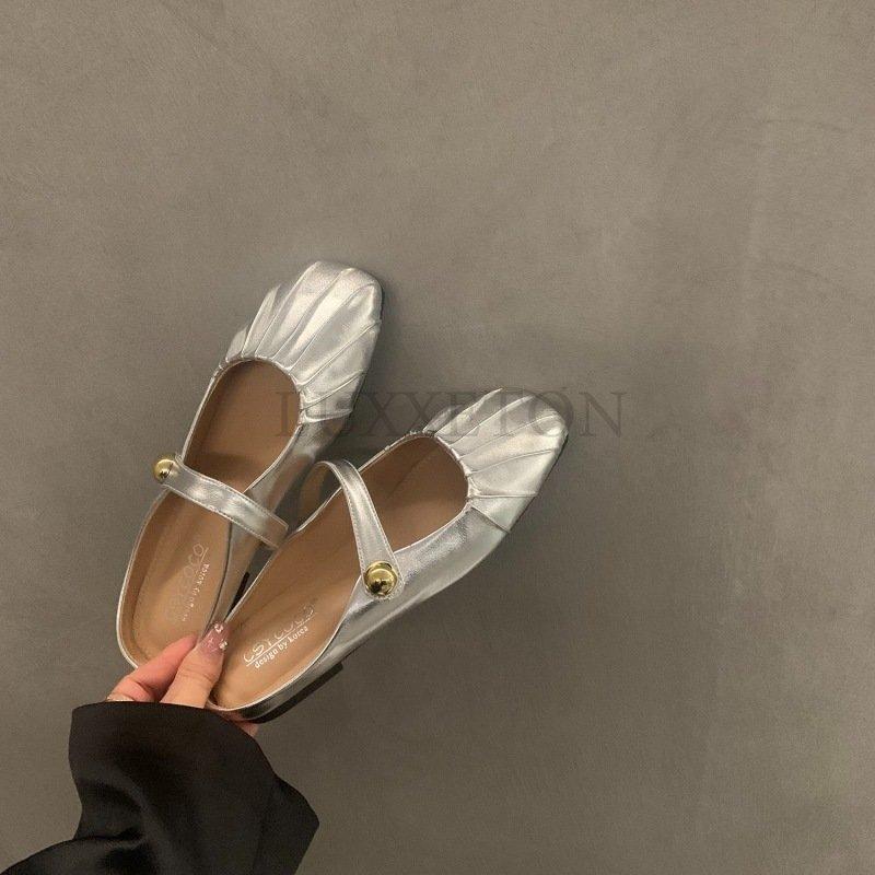 Женская обувь, женские тапочки, лоферы со шлепанцами, модные мягкие роскошные резиновые лоферы на плоской подошве из искусственной кожи с резьбой, базовые лоферы, женская обувь