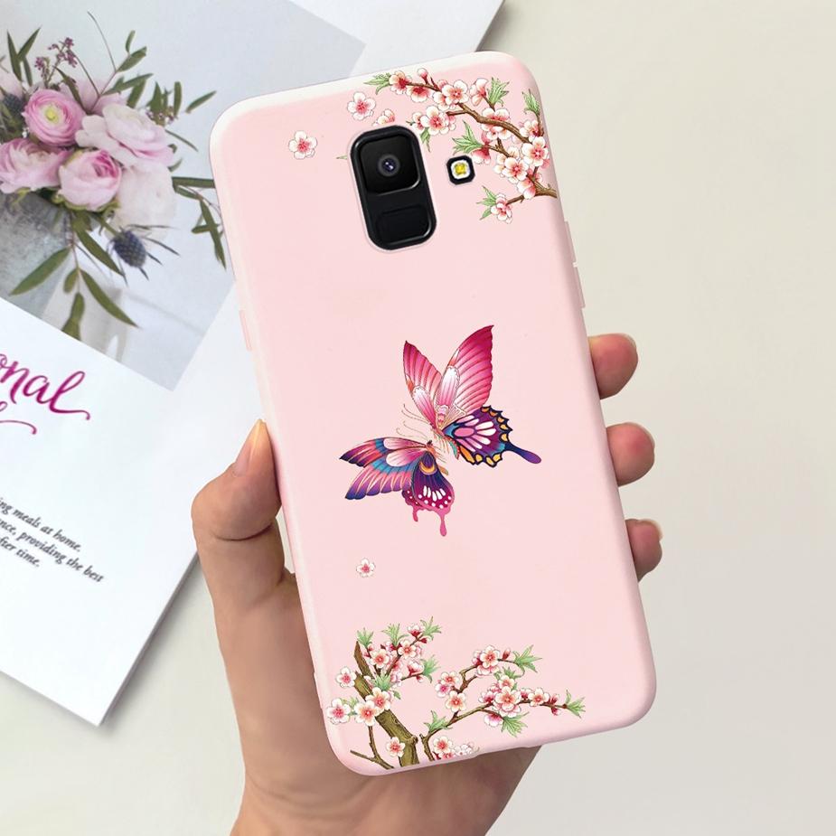 Чехол для Samsung Galaxy A6 Plus 2018 SM-A605F Милый Чехол-Мультяшный Динозавр Мягкий ТПУ Чехол для Телефона Для Samsung A6 2018 A600F A6+ Сумки