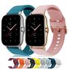 20 мм 22 мм Ремешок для часов для Amazfit GTR GTS 4 Mini 3 2 PRO Силиконовый ремешок Официальный сменный ремешок