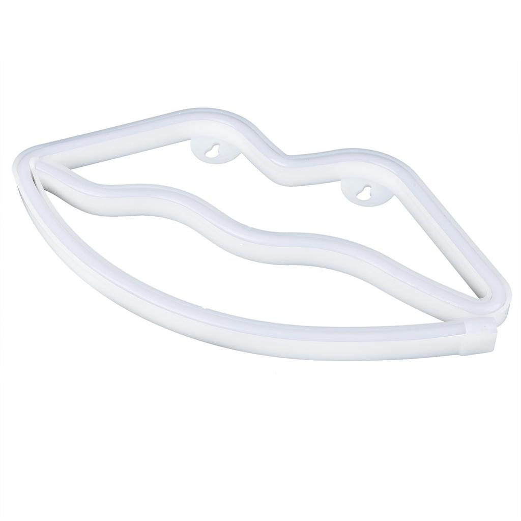 Светодиодная неоновая лампа в форме губ, питание от USB или батареек, украшение, ночник для спальни, бара, фестиваля