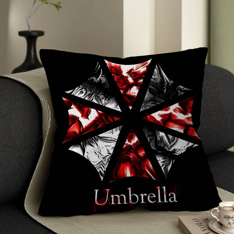 R-Resident E-Evil Umbrella Us Troopss Pillow Gift Home Office Decoration Pillow Bedroom Sofa Car Cushion Coverpillow Case