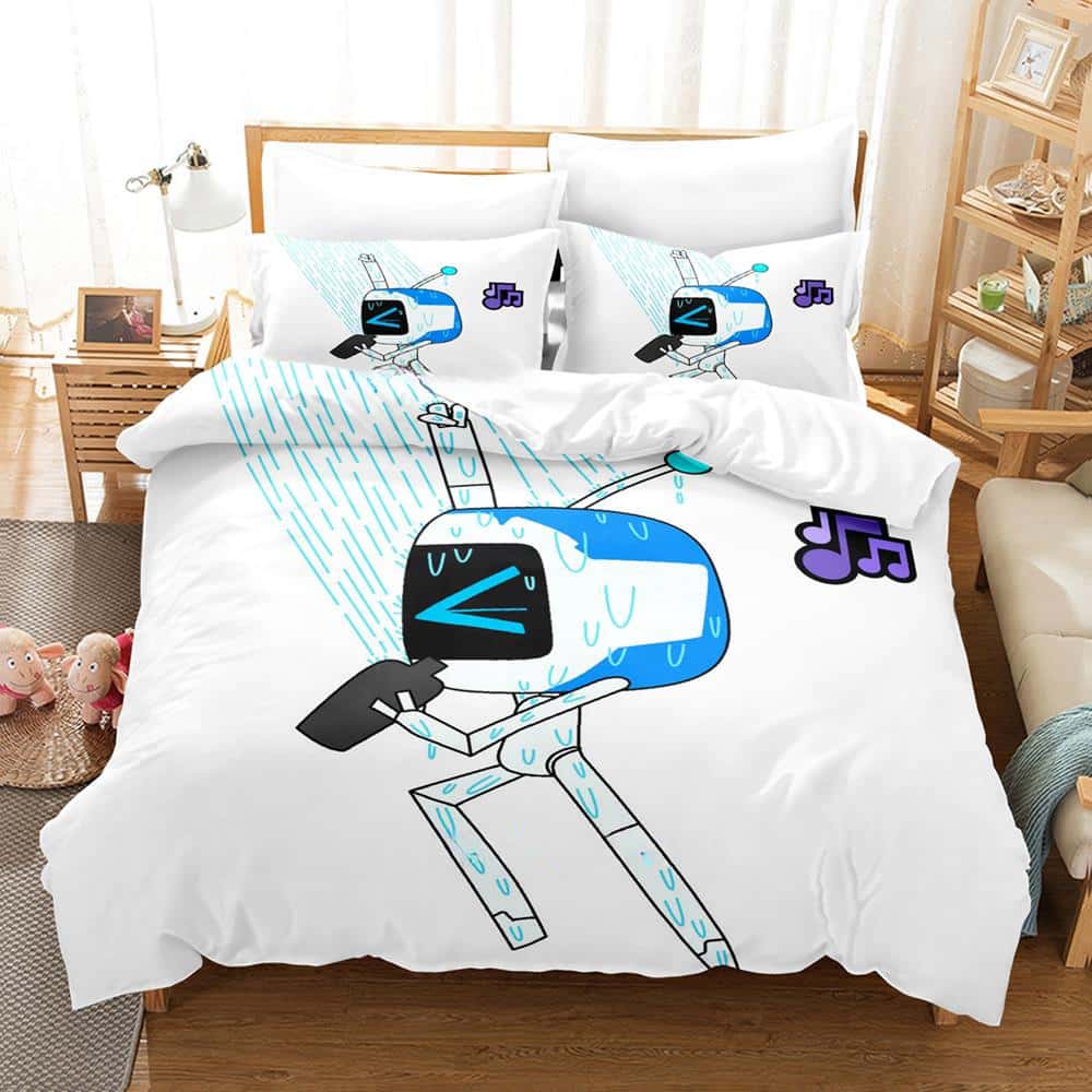 3D Print Anime Astro Bot Bedding Collection Single Twin Full Queen King Size Bed Collection Adult Kid Bedroom Duvet Cover Collections Home Textiles