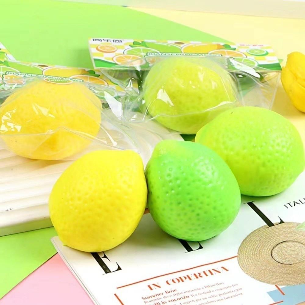Lemon Shape Squeeze Toy Color-Changing ASMR Sensory Toy New Fidget Ball  for Sensory Play