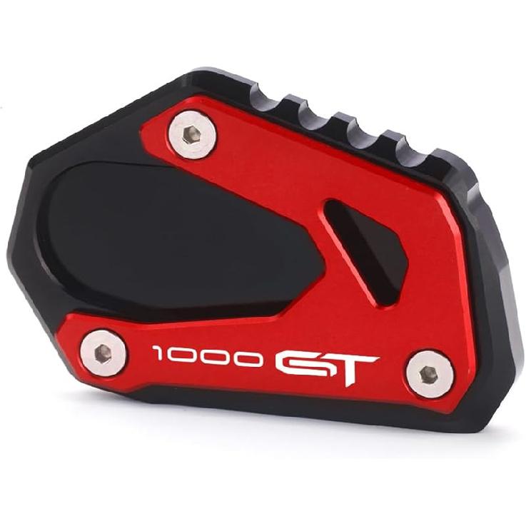 For Suzuki GSX-S 1000GT 2022 Motorcycle CNC Support Extension Plate Kickstand Side Stand Pad gsxs 1000 gt gsxs1000gt Accessories (blue)