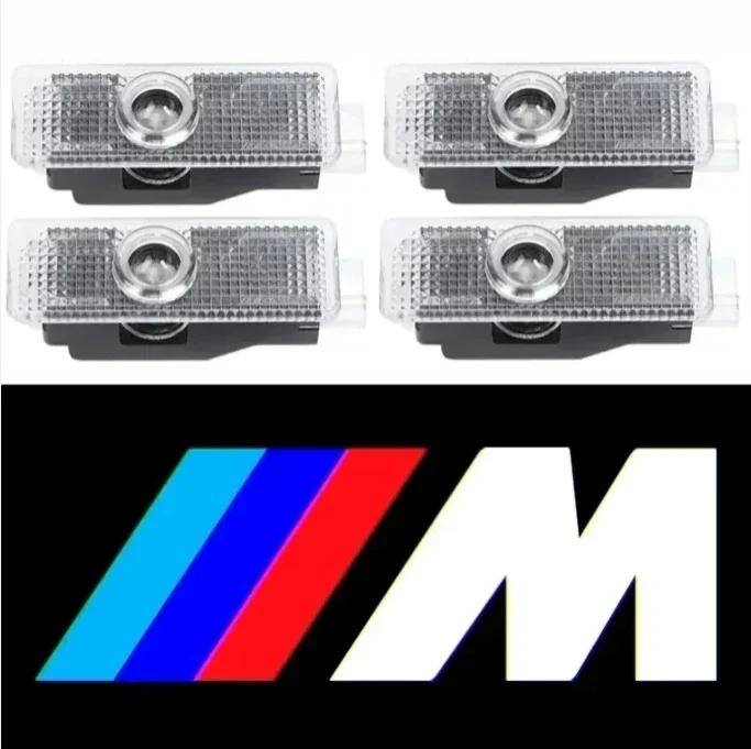 BMW GROUP 4Pcs Car LED HD Door Welcome Projector Laser Lamps For BMW E90 E60 E46 E93 F20 F21 F30 F31 F32 F33 F34 F15 F10 F01 F11