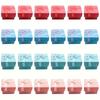 24pcs Jewelry Gift Box Necklace Earrings Ring Bracelet Paper Box, Gift Box Ribbon Packaging Box Wedding Decoration Box Gift Box