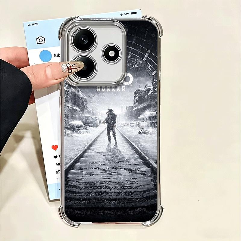 Мягкий чехол для телефона Metro 2033 для Xiaomi Poco X7 X8 Pro Max X6 X5 X3 F8 Ultra F7 M8 M7 M5S Redmi 15C 15A 15 14C 13C 12C 13 12