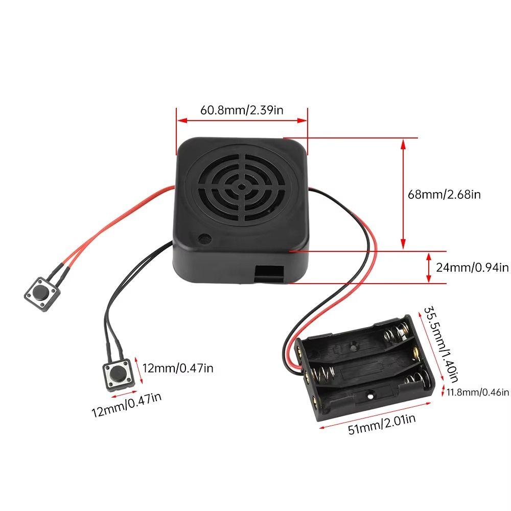 3 Вт DIY Коробка для записи голоса Чистый звук Модуль записи для мягких игрушек Подарок на день рождения