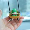 Подвесное украшение, очаровательное украшение в виде мультяшной лягушки со шнурком, легкое вешание, украшение для зеркала заднего вида, подвеска для салона автомобиля