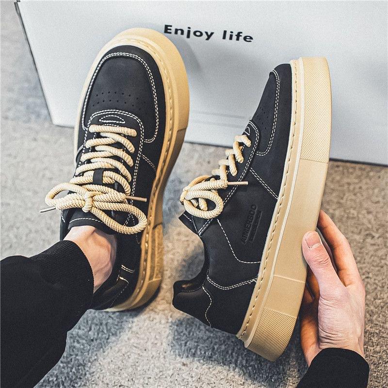 Men's shoes Men's niche design Teen versatile casual shoes Sports trendy shoes Board shoes