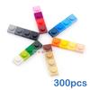 300 шт. Конструктор DIY Тонкие Фигурки Кирпичики 1x1 Точки 25 Цветов Образовательный Творческий Размер Совместимый С 3024 Игрушки для Детей