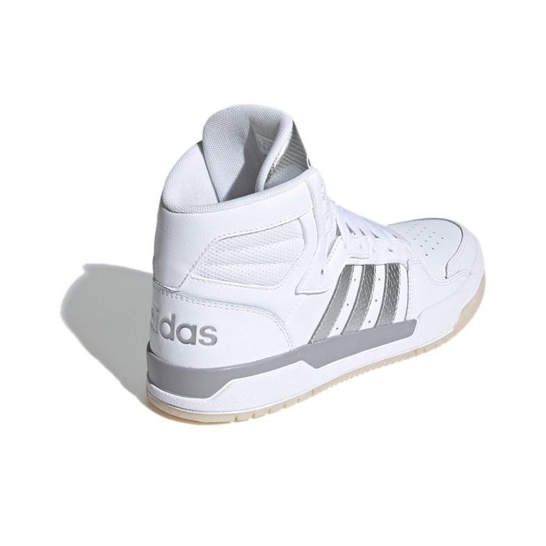 adidas Neo Entrap Mid Синтетическая кожа Высокие кроссовки Женские кроссовки Белый Серебристый FW3479