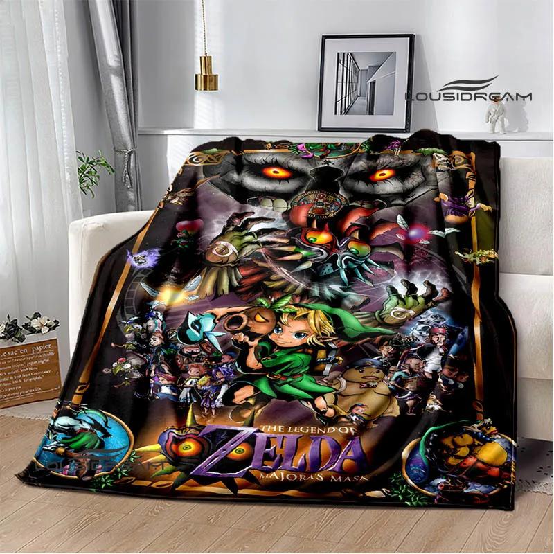 3D Z-Zeldas Cartoon blanket Warm Flannel blankets Soft and comfortable blanket Home Travel Blankets bed linings Birthday Gift