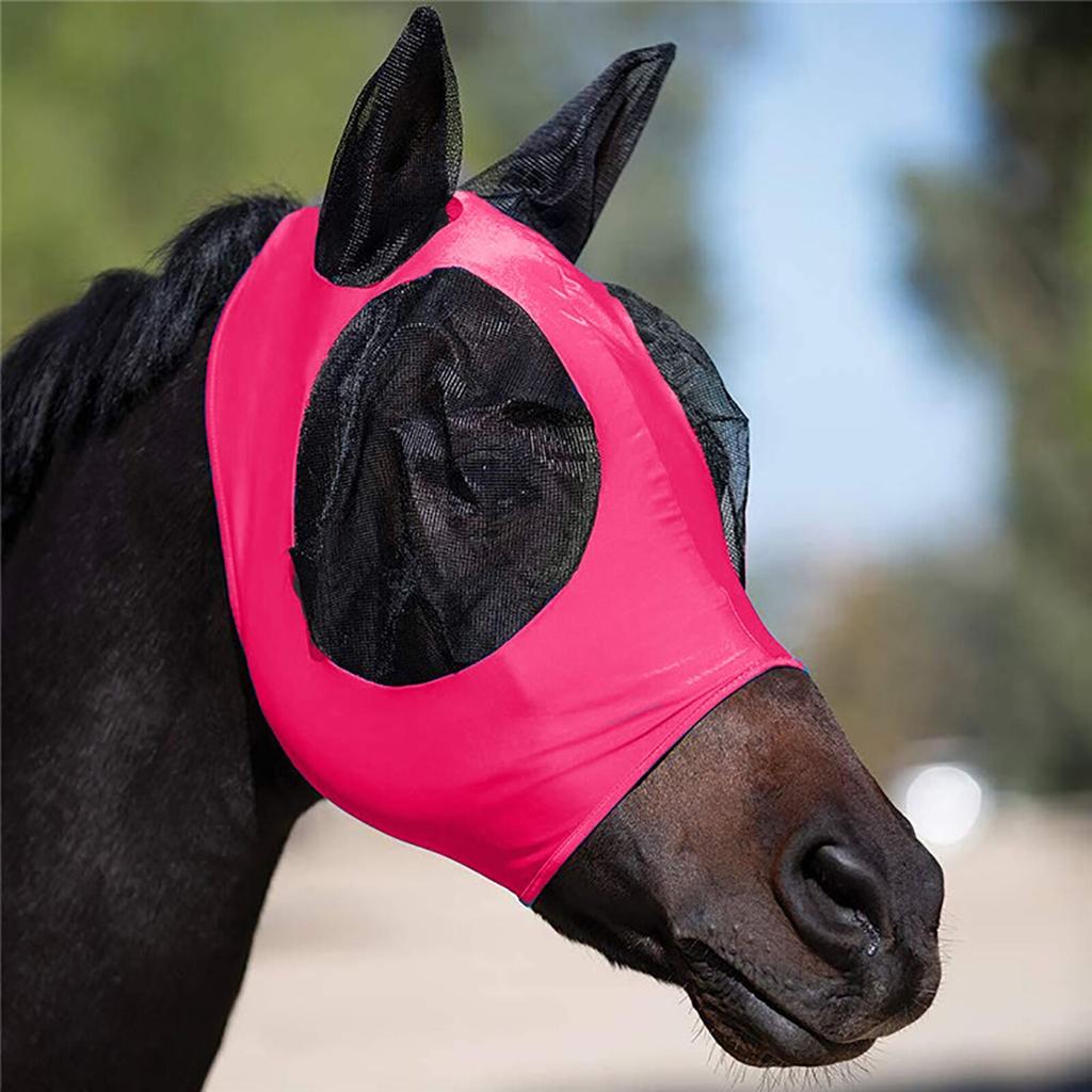 Horse Mask, Horse Face Mosquito Hood, Mosquito And Fly Mask, Equestrian Mask