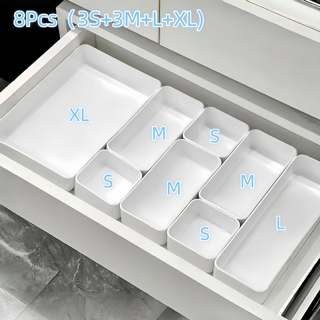 Настольный органайзер с ящиками для дома, общежития или офиса - Идеально подходит для мелочей, косметики и канцелярских принадлежностей