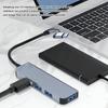 4-Port USB-C Hub Plug And Play 5Gbps High Speed Data Transfer USB3.0/Type-C To USB3.0+USB2.0 Docking Station Compatible for MacBook Flash Drive