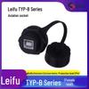 LEFU Тип B M20 USB 2.0 Розетка, Авиационный Штекер, Отверстие 20,8 мм (Без вранья)