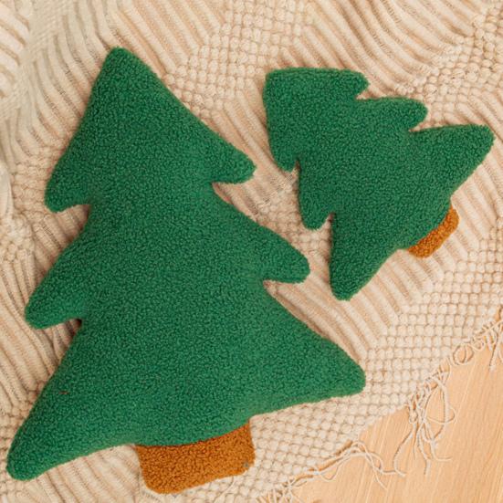 Плюшевая кукла-подушка в виде рождественской елки, мягкая набивная подушка для дивана, декоративная подушка, домашний декор для рождественской вечеринки, подарок