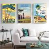City Travel Canvas Poster Japan Australia France Philippines Antibes Positano Taormina Siena Oaxaca Provence Jamaica Wall Decor