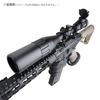 Оптический прицел ANS Optical с передней фокусировкой 3-9x40 AOE с подсвечиваемым красным/зеленым/синим передним козырьком, блендой Kill Flash, высоким кольцом крепления и крышкой Butler