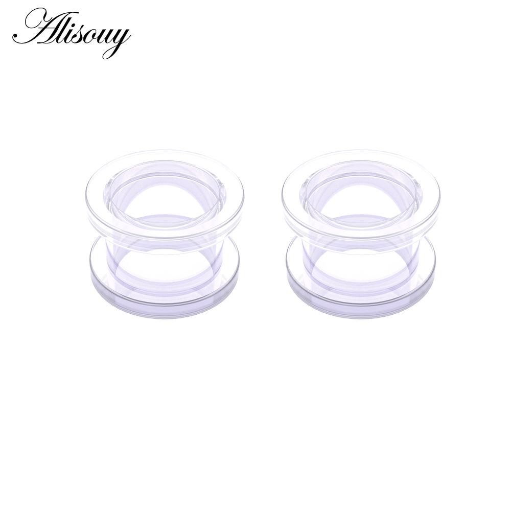 2 шт./лот поддельные ушные вкладыши и тоннели из акрила, расширители для ушей, набор для пирсинга козелка уха, украшения для тела 9 размеров