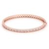 14K Gp Cubic Zirconia Bangle Rose Gold Fashion Bracelet Summer Bracelet Bracelet Gift 14Kgp Bracelet Women's Bracelet Daily Bracelet