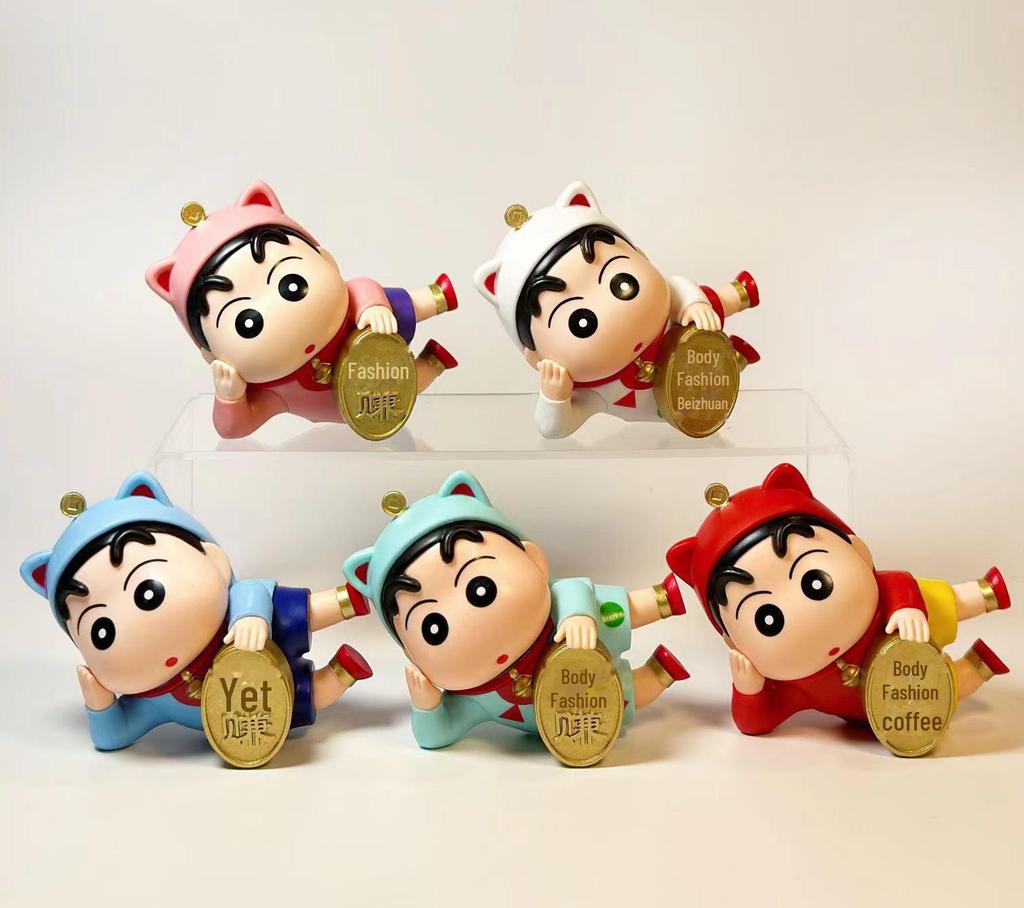 «Серия Crayon Shin-chan»: Мои украшения для машин «Мелоди», «Куро», «Собака с корицей» и «Пудинг»