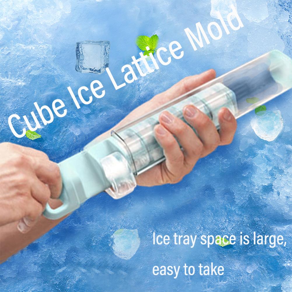 Мини-форма для кубиков льда в форме трубки. Легко выдвигается и выталкивается. Формы для изготовления кубиков льда. Идеально подходят для спортивных бутылок и бутылок с водой.