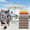 Gureide Outdoor Rectangular Patio Umbrella