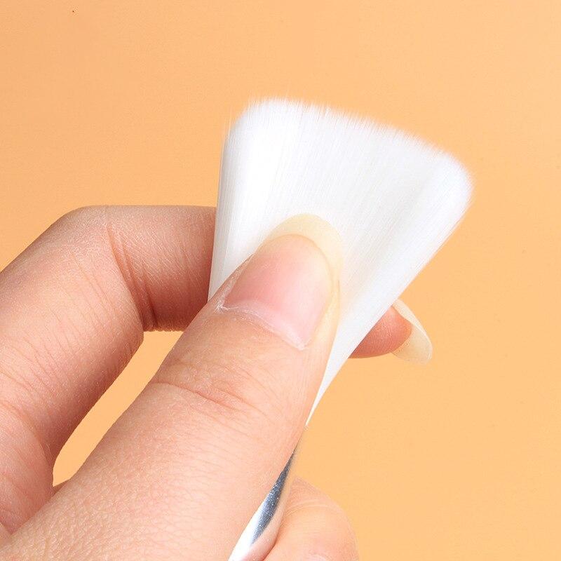 JOWOART 15 Piece White Nylon Hair Watercolor Paint Brush Birch Wood Long Rod Paint Art Painting Round Head Gouache Brush Artist Tool