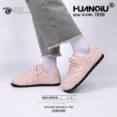 Глобальные вишневые розовые немецкие кроссовки женские ZHQ3552 весенние повседневные универсальные белые туфли вирусные тенденции обувь для доски женские