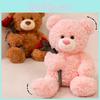 Adorable Brown And Pink Teddy Bear Plush Toy Perfect For Girlfriend Valentine's Gift