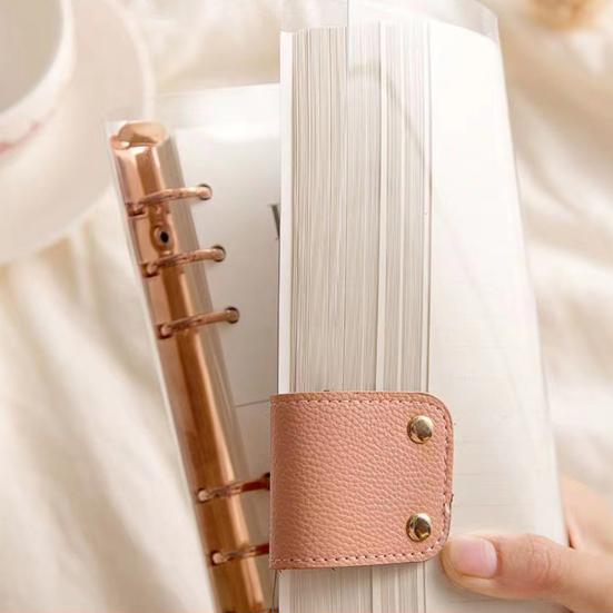 Planner Notebook Simple Style Easy To Carry Transparent Journal Book Loose-leaf Notepad for Students