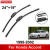Car Wiper for Honda Accord 1998-2002 24" + 19" Front Rear Wiper Blades Brushes Cutter Accessories 1998 1999 2000 2001 2002