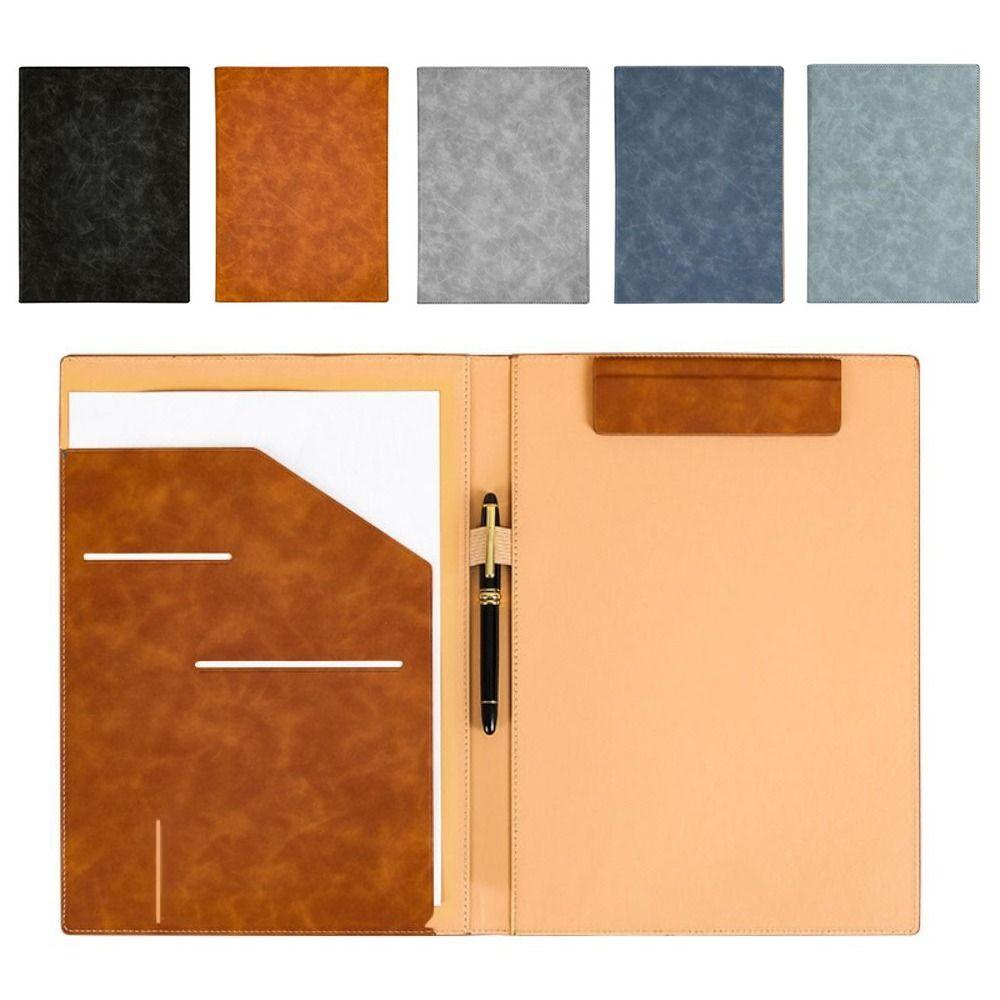 A4 File Folders Colorful Portfolio Clipboard Holder Reusable Meeting Document Organizer Meeting