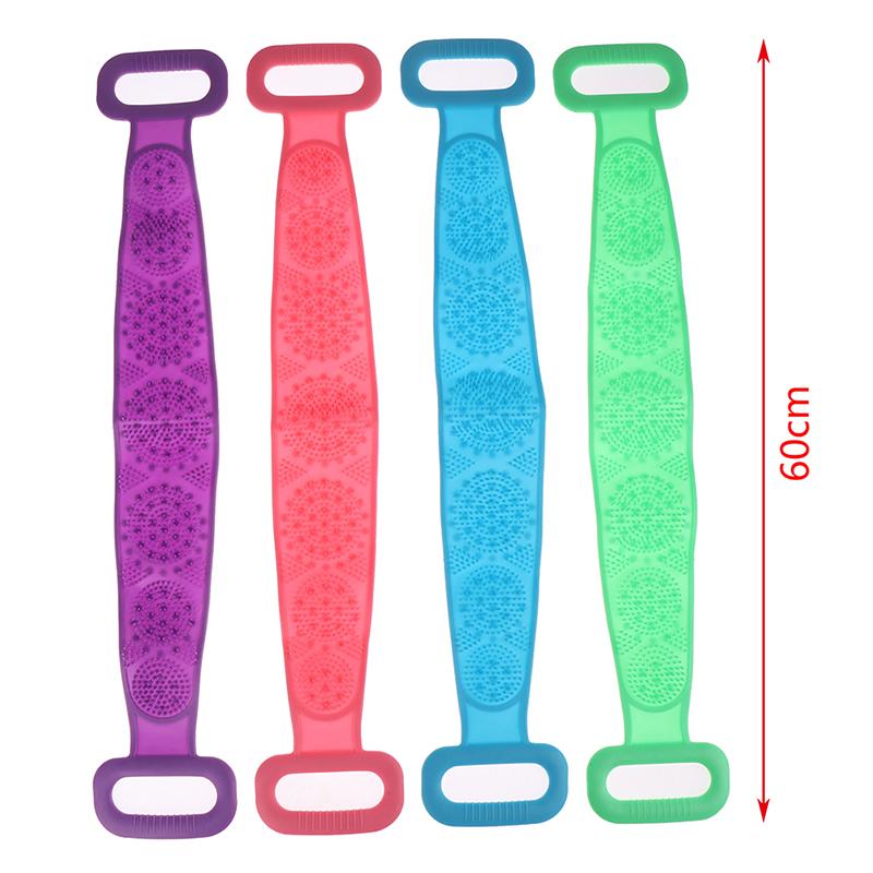 Magic Silicone Brushes Bath Towels Rubbing Back Mud Peeling Body Massage Shower