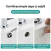 Plastic Overflow Ring Plug Anti Backflow Washbasin Overflow Ring  Bathroom Sinks