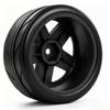 1/10 Blade Off-road Climbing Tires with Black Windbreaking Plastic Wheels