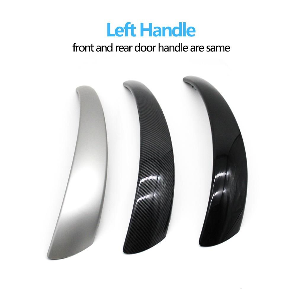 Внутренняя дверь автомобиля, левая и правая, накладка на ручку для BMW 1 серии E81 E82 E87 E88 2006 2007 2008 2009 2010 2011