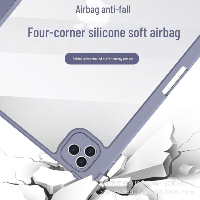 Защитный чехол для iPad 2022 для Apple Air 4/5 со слотом для стилуса, конструкция с твердым дном, защита от изгиба, подходит для iPad 9 и Pro 11.