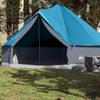 VidaXL Family Tent Teepee 8 Person Blue Waterproof, Tent, Garden Tent, Outdoor Shelter, Camping Tent, Shelter 94589