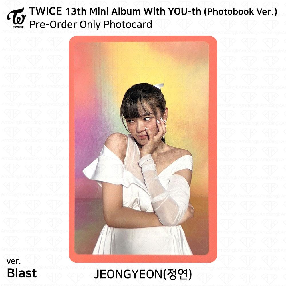 Twice 13-й мини-альбом с молодежной фотокарточкой YOU-th, постером, пленкой, стикером Jeongyeon KPOP K-POP