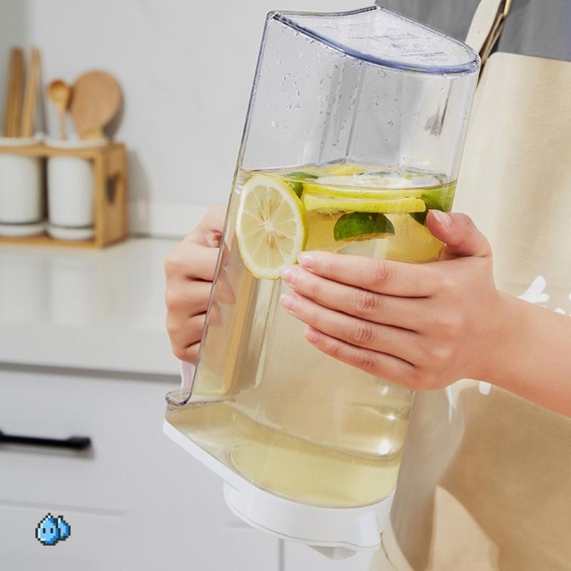Контейнер для напитков с герметичной надежной завинчивающейся крышкой термостойкий пластиковый кувшин для кухни, улицы, бутылка для напитков, для семейного использования