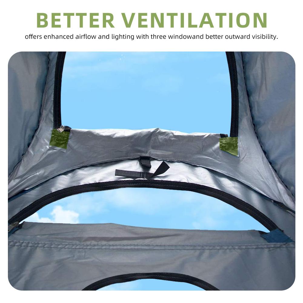 Палатки-автоматы для кемпинга  Просторное и портативное укрытие для уединения с отличной вентиляцией Идеально для уличного туалета