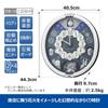 Часы настенные Seiko Clock кварцевые часы Karakuri Clock Analog Triple Selection Melody Silver 443 x 405 x 97 мм RE602S