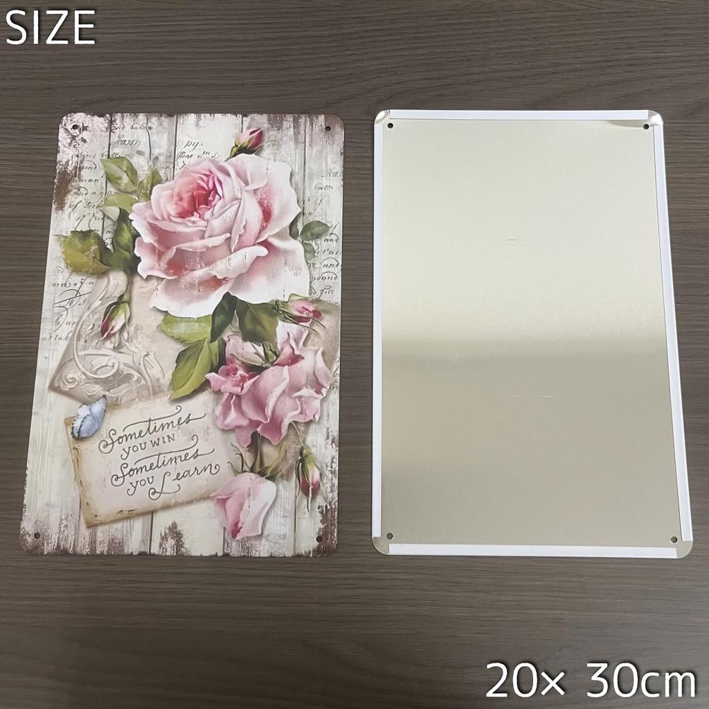 Tin Metal Vintage American Retro Wall Decor (ADOSSY) Sign, Plate, Style, (D)