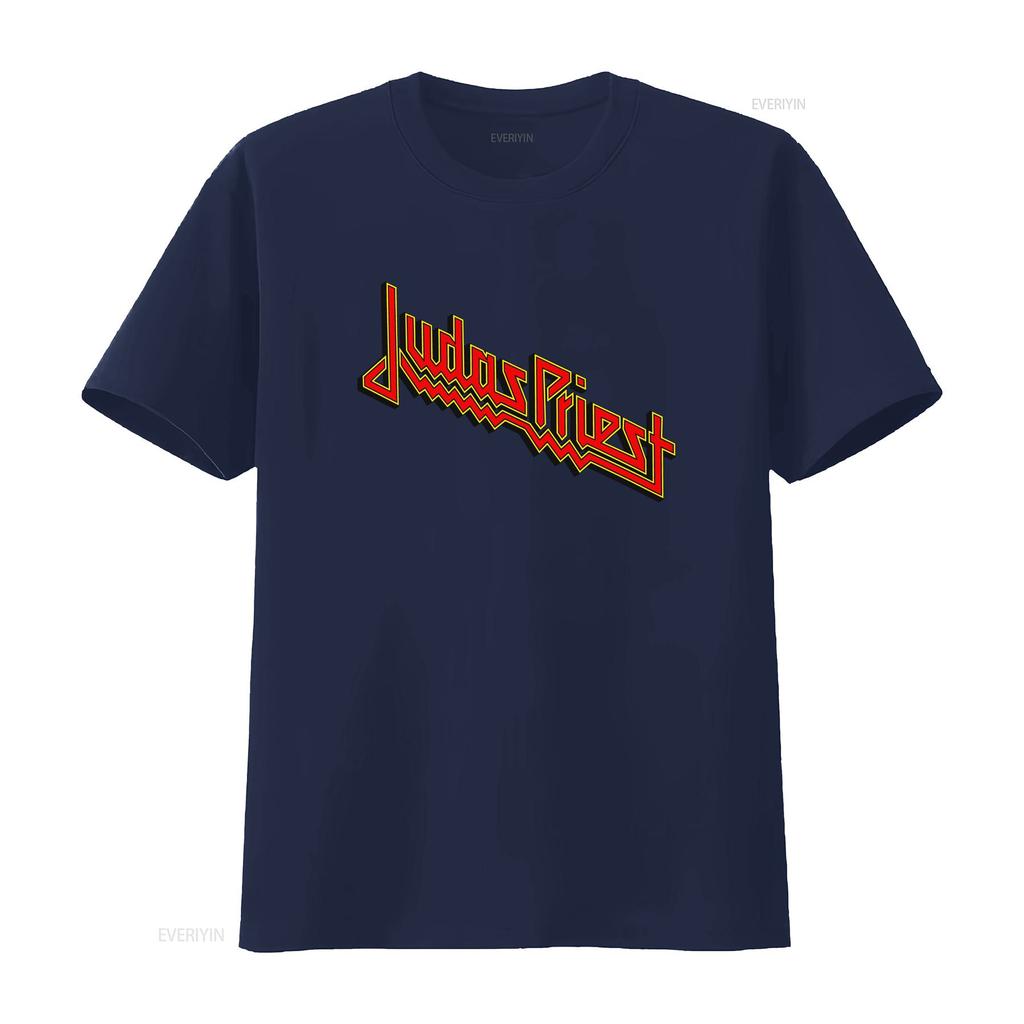 Metal Band Judas Priest T Shirt Rock Music Softstyle Concert Merchandise Heavy Fashion Top vintage Washed homme Stylish