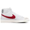 Nike Blazer Mid 77 White Phantom Gym Red Мужские кроссовки Светло-дымчато-серые DH7694-100
