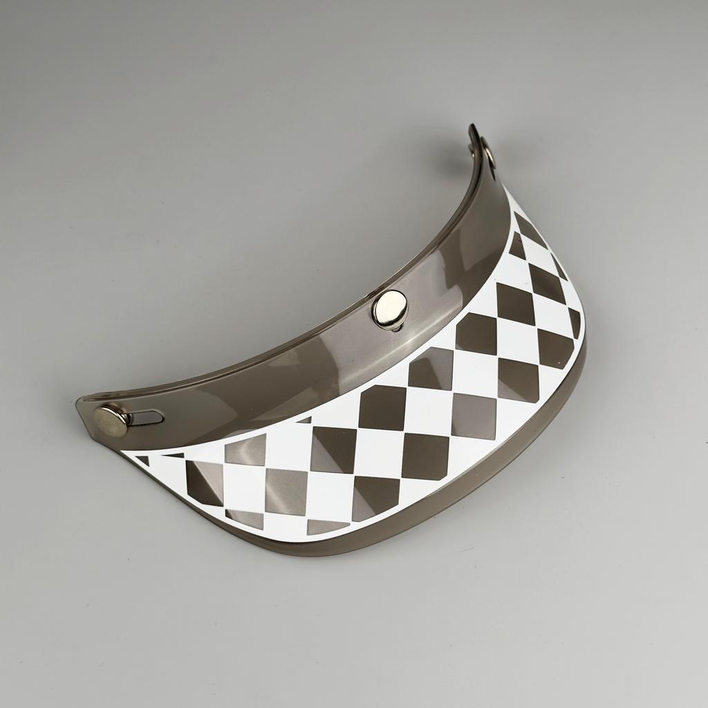 Cute helmet brim universal retro three button rainproof decoration brim MT-5 brim