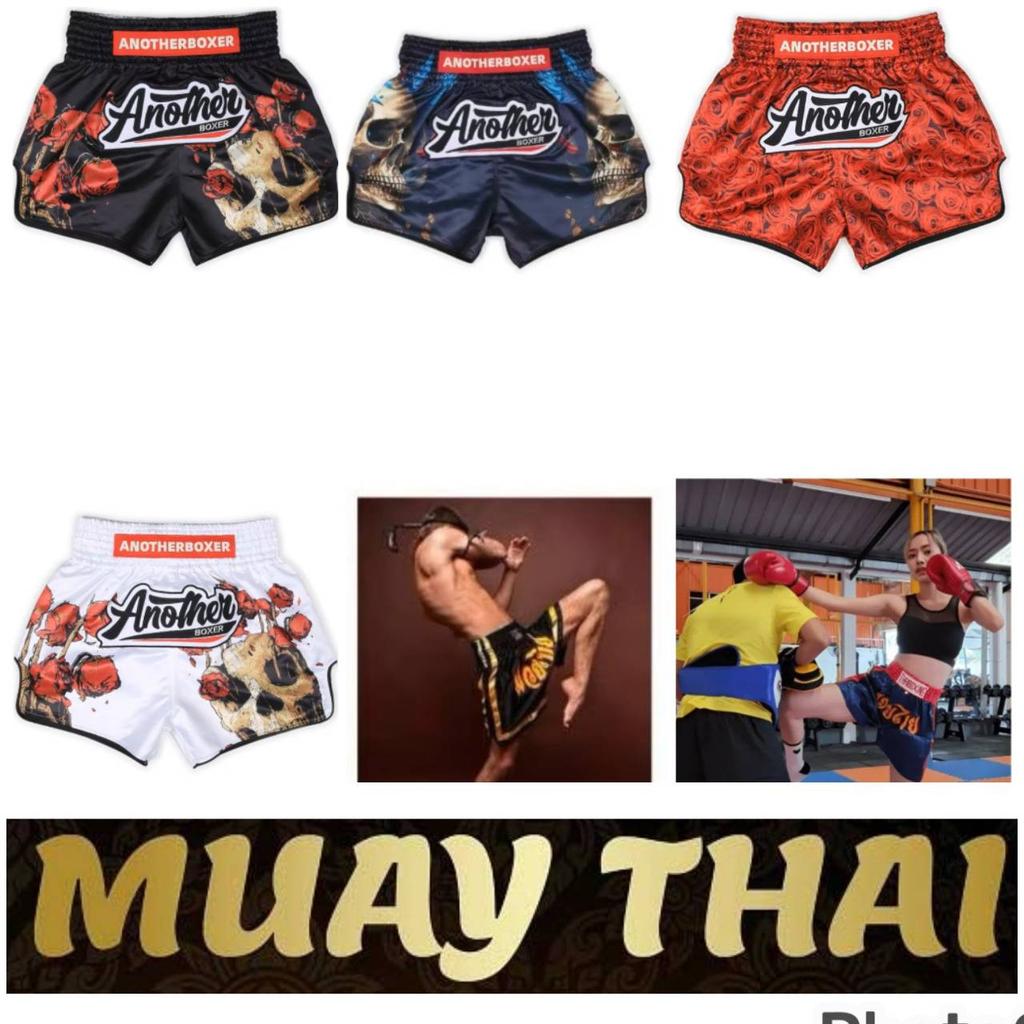 Skull Rose Flower Muay Thai MMA UFC Martial Arts Shorts Pants Kickboxing Boxing Fight Unisex Men Women Kid Quick Dry Print Elastic Polyester Training